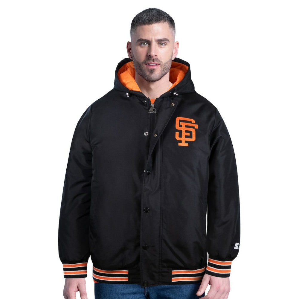 San Francisco Giants Starter Pro Polyfilled Full-Zip Jacket - Black