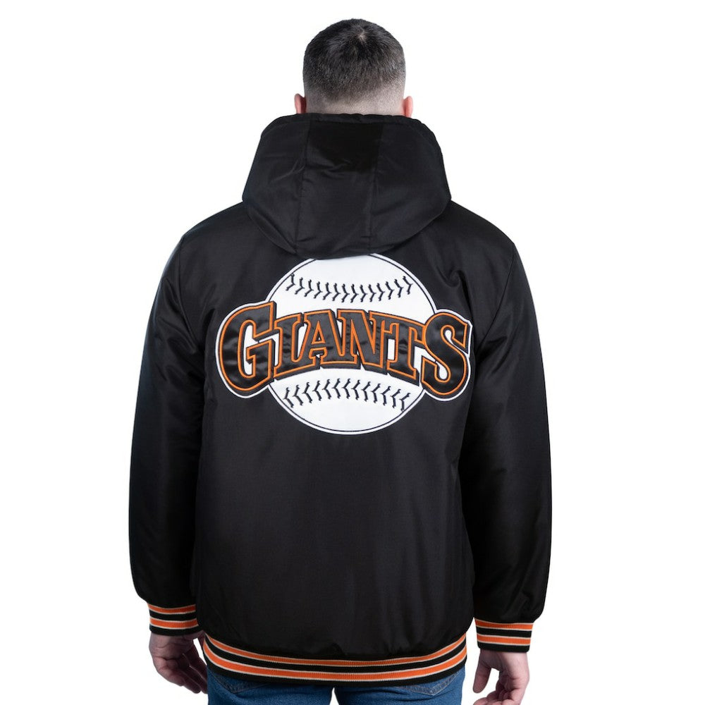 San Francisco Giants Starter Pro Polyfilled Full-Zip Jacket - Black