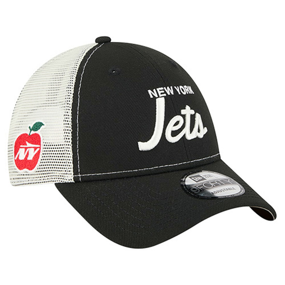 NFL New York Jets Apple Trucker 9FORTY Adjustable Hat
