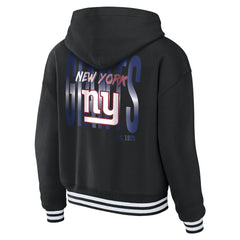 NFL New York Giants WEAR by Erin Andrews Women's Lace-Up Fleece Hoodie