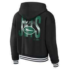 NFL New York Jets WEAR by Erin Andrews Women's Lace-Up Fleece Hoodie
