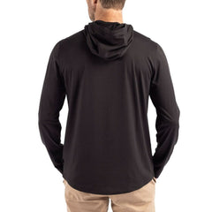 NFL Philadelphia Eagles Cutter & Buck Coastline Epic Comfort Eco Recycled Long Sleeve Hoodie T-Shirt