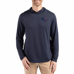 NFL Jacksonville Jaguars Cutter & Buck Americana Coastline Epic Comfort Eco Recycled Long Sleeve Hoodie T-Shirt