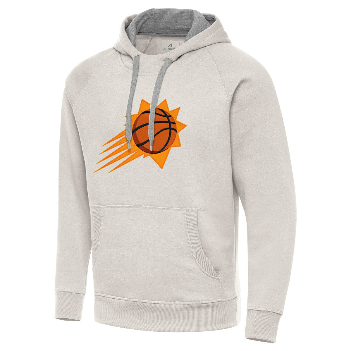 Phoenix Suns Antigua Big Logo Victory Pullover Hoodie - Cream on sale