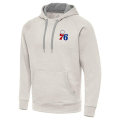 Philadelphia 76ers Antigua Victory Pullover Hoodie - Cream on sale