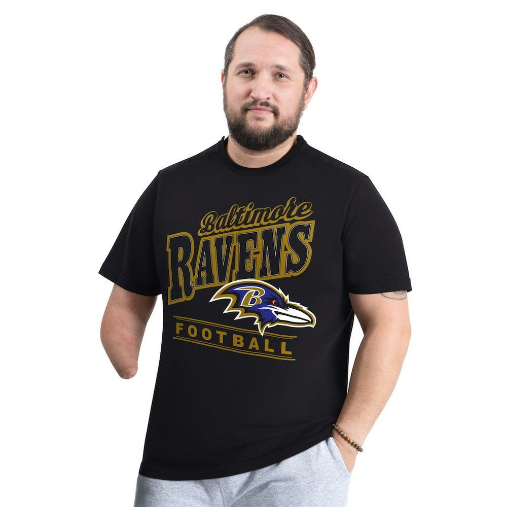 NFL Baltimore Ravens G-III Sports by Carl Banks Adaptive Headliner Graphic T-Shirt