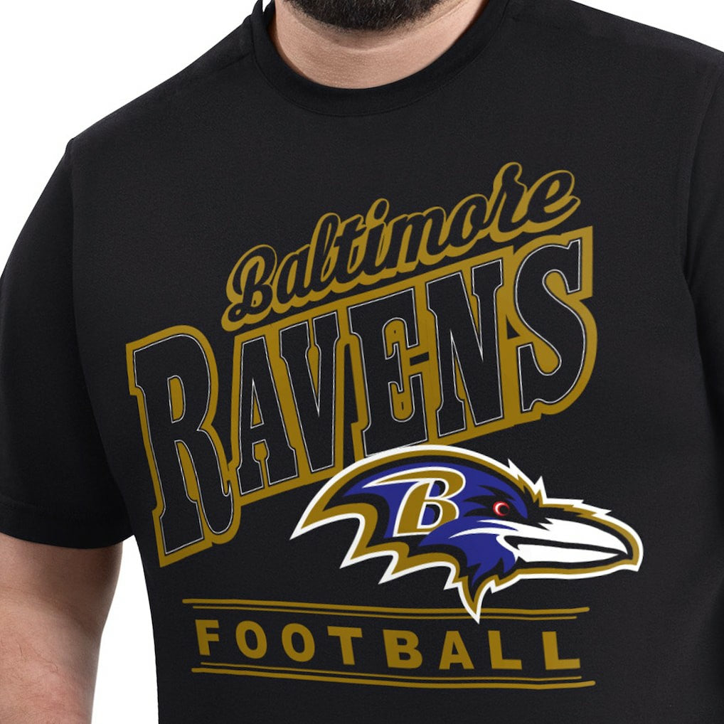 NFL Baltimore Ravens G-III Sports by Carl Banks Adaptive Headliner Graphic T-Shirt