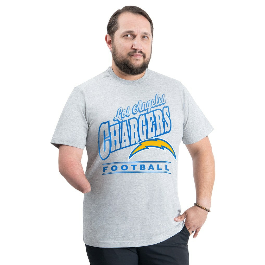 NFL Los Angeles Chargers G-III Sports by Carl Banks Adaptive Headliner Graphic T-Shirt