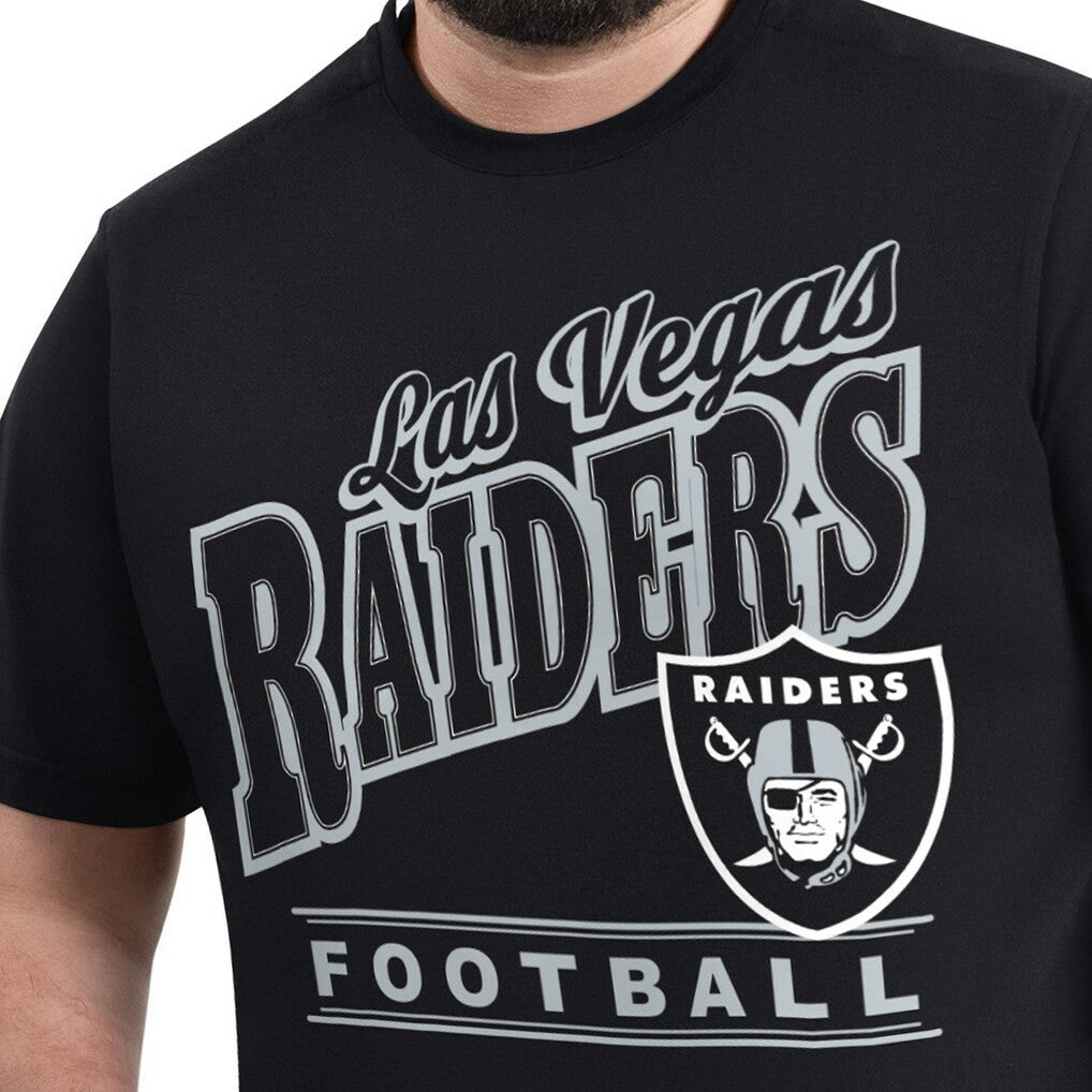 NFL Las Vegas Raiders G-III Sports by Carl Banks Adaptive Headliner Graphic T-Shirt