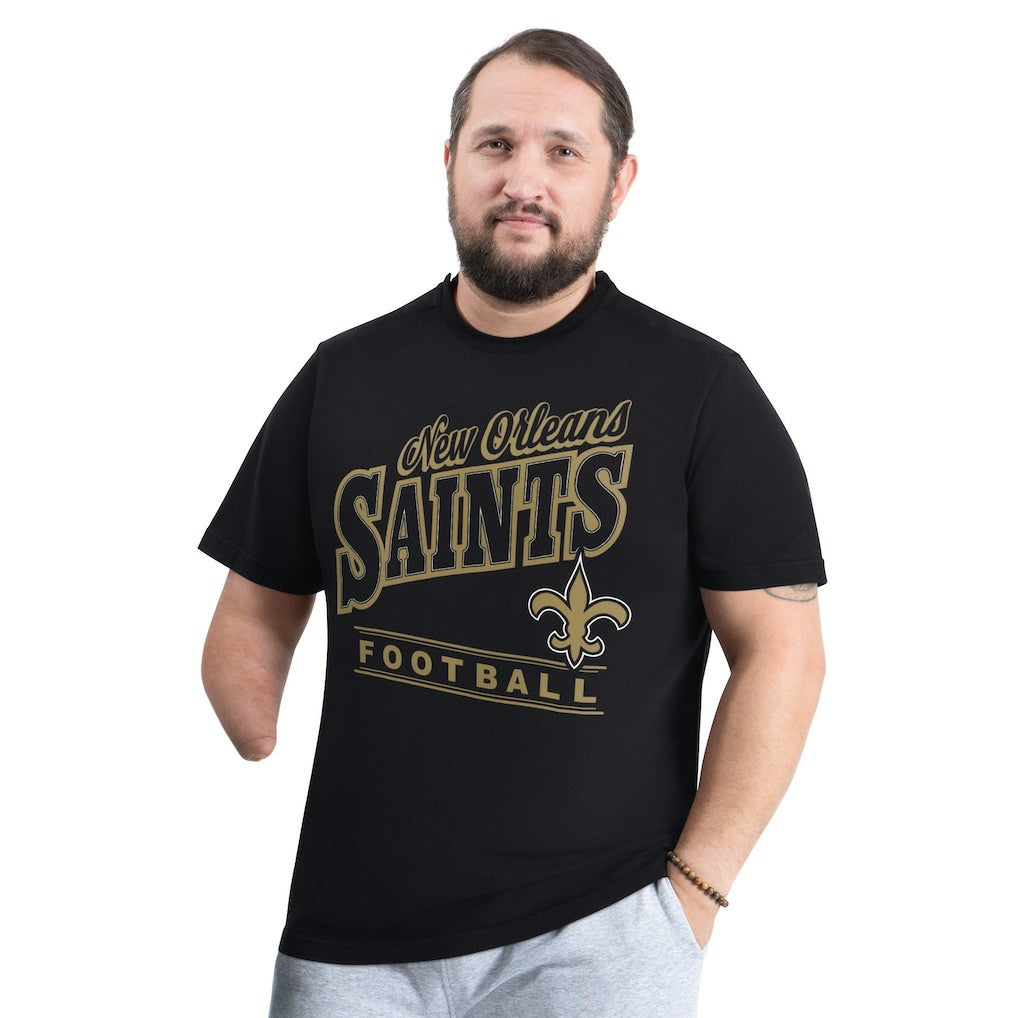 NFL New Orleans Saints G-III Sports by Carl Banks Adaptive Headliner Graphic T-Shirt
