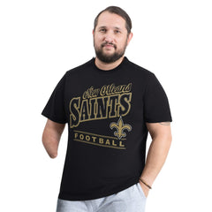NFL New Orleans Saints G-III Sports by Carl Banks Adaptive Headliner Graphic T-Shirt