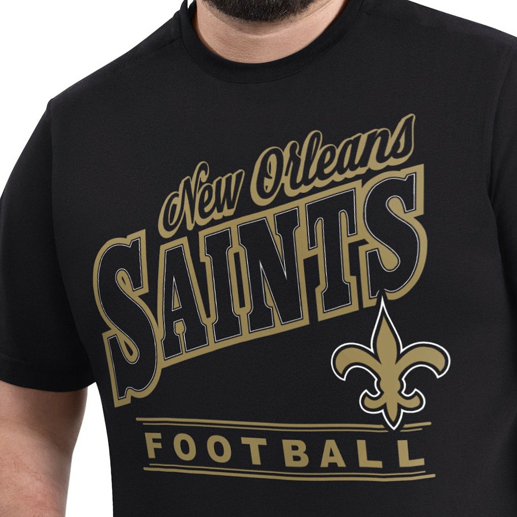 NFL New Orleans Saints G-III Sports by Carl Banks Adaptive Headliner Graphic T-Shirt