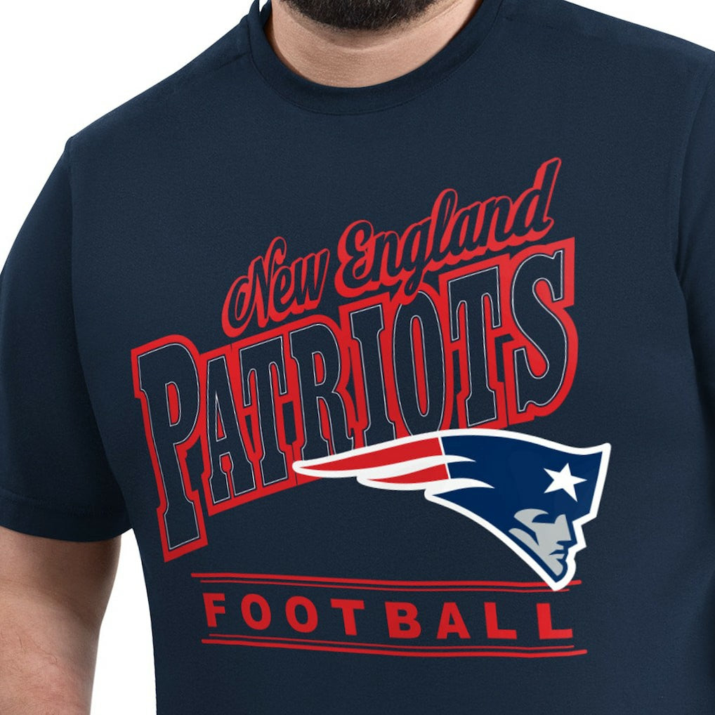 NFL New England Patriots G-III Sports by Carl Banks Adaptive Headliner Graphic T-Shirt