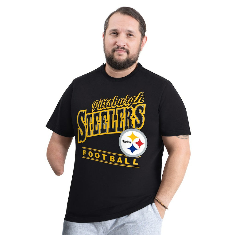 NFL Pittsburgh Steelers G-III Sports by Carl Banks Adaptive Headliner Graphic T-Shirt