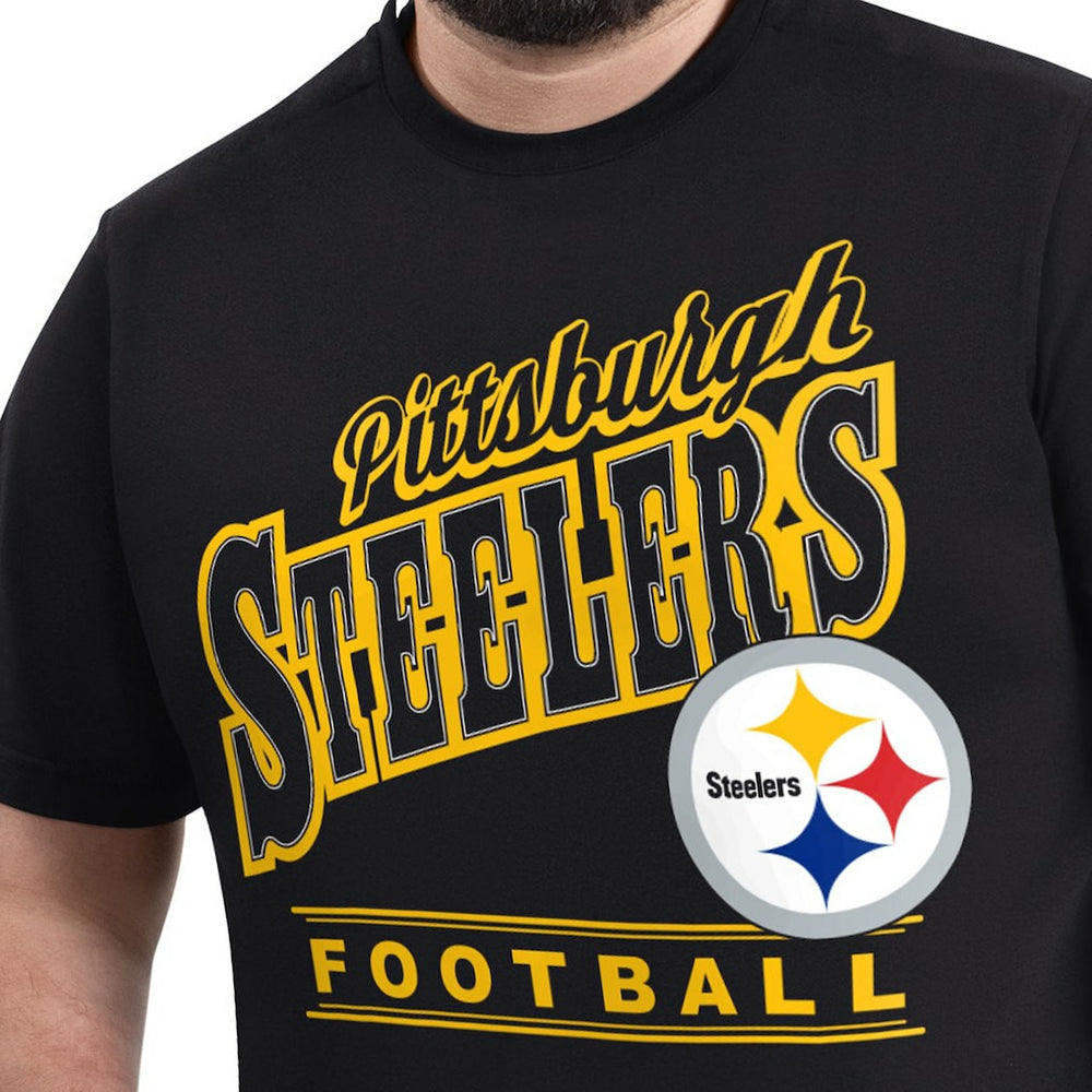 NFL Pittsburgh Steelers G-III Sports by Carl Banks Adaptive Headliner Graphic T-Shirt
