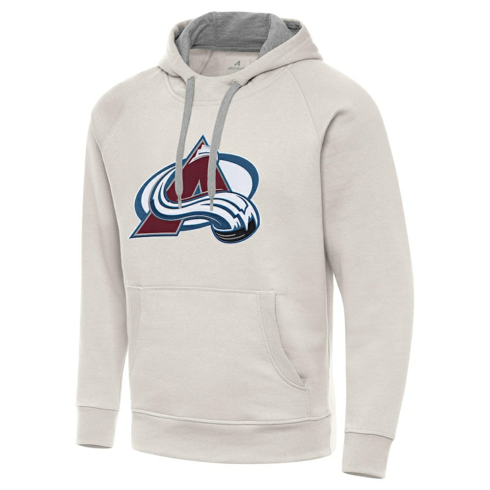 Colorado Avalanche Antigua Big Logo Victory Pullover Hoodie