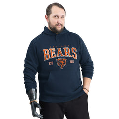 NFL Chicago Bears G-III Sports by Carl Banks Adaptive Team Spirit Graphic Fleece Pullover Hoodie