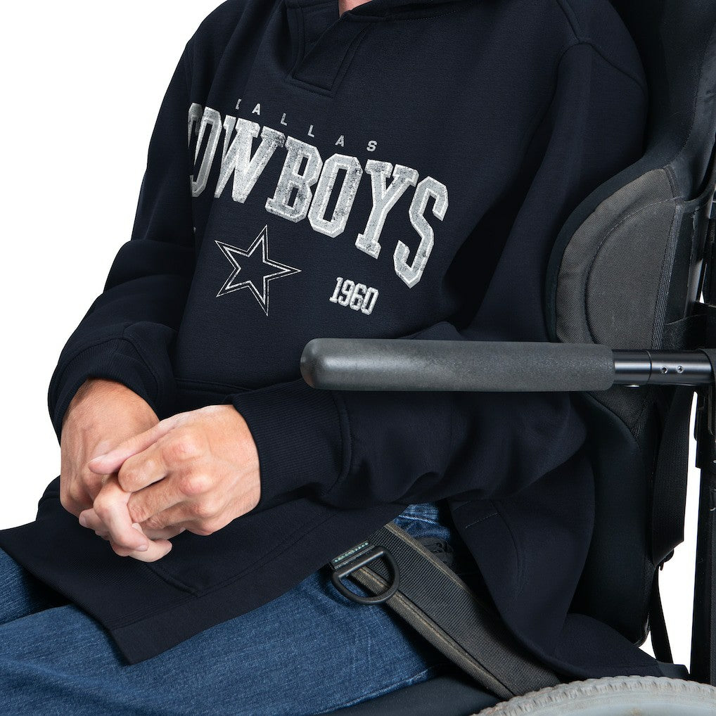 NFL Dallas Cowboys G-III Sports by Carl Banks Adaptive Team Spirit Graphic Fleece Pullover Hoodie