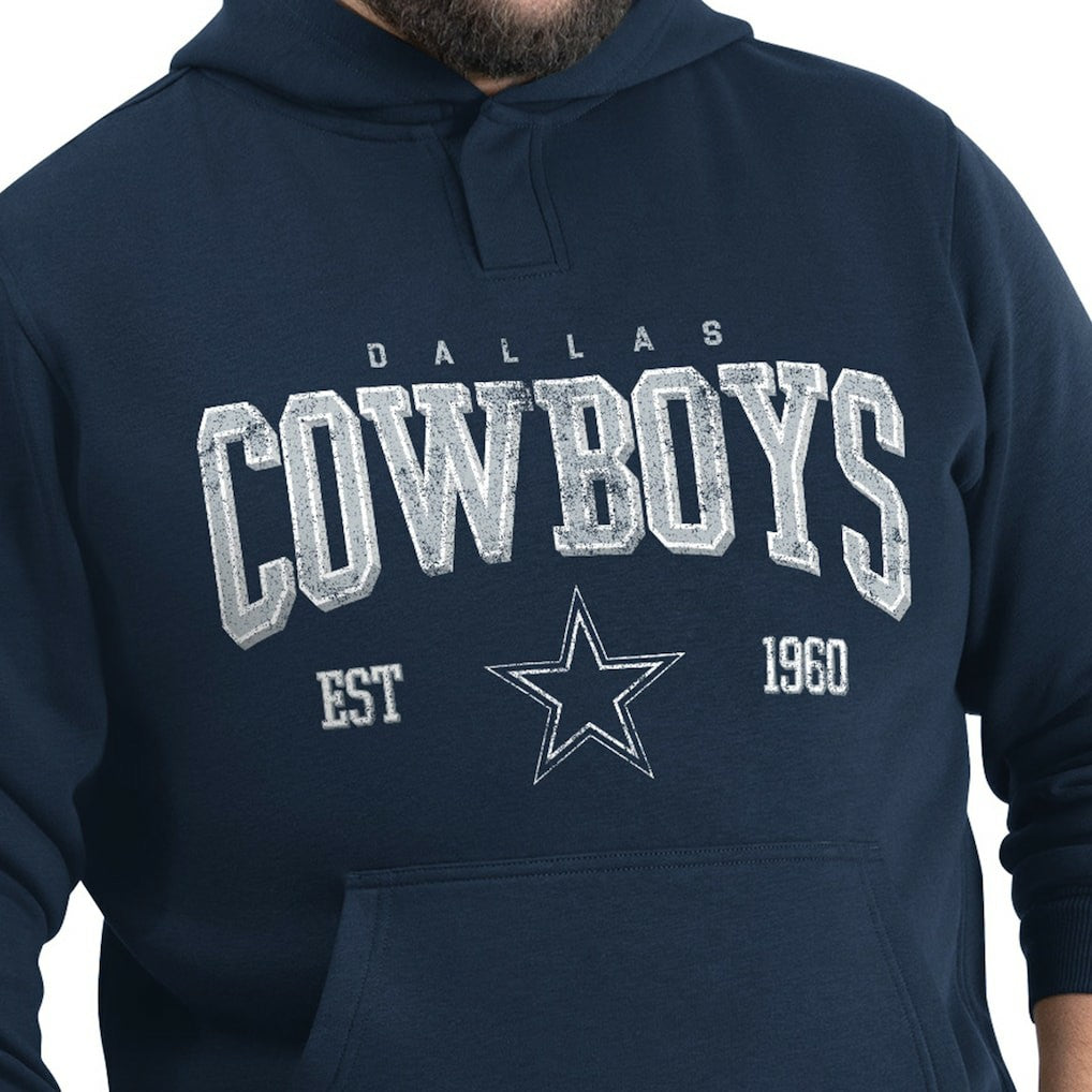 NFL Dallas Cowboys G-III Sports by Carl Banks Adaptive Team Spirit Graphic Fleece Pullover Hoodie