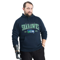 NFL Seattle Seahawks G-III Sports by Carl Banks Adaptive Team Spirit Graphic Fleece Pullover Hoodie