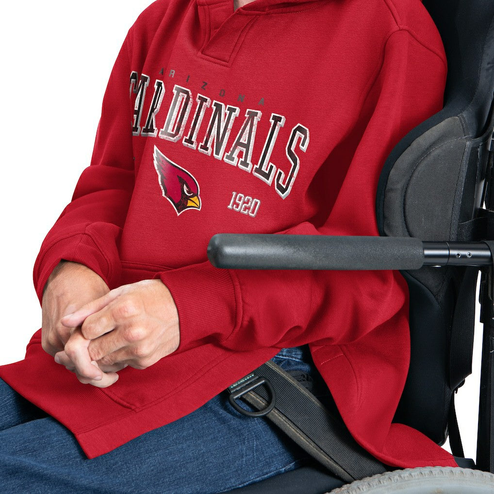 NFL Arizona Cardinals G-III Sports by Carl Banks Adaptive Team Spirit Graphic Fleece Pullover Hoodie