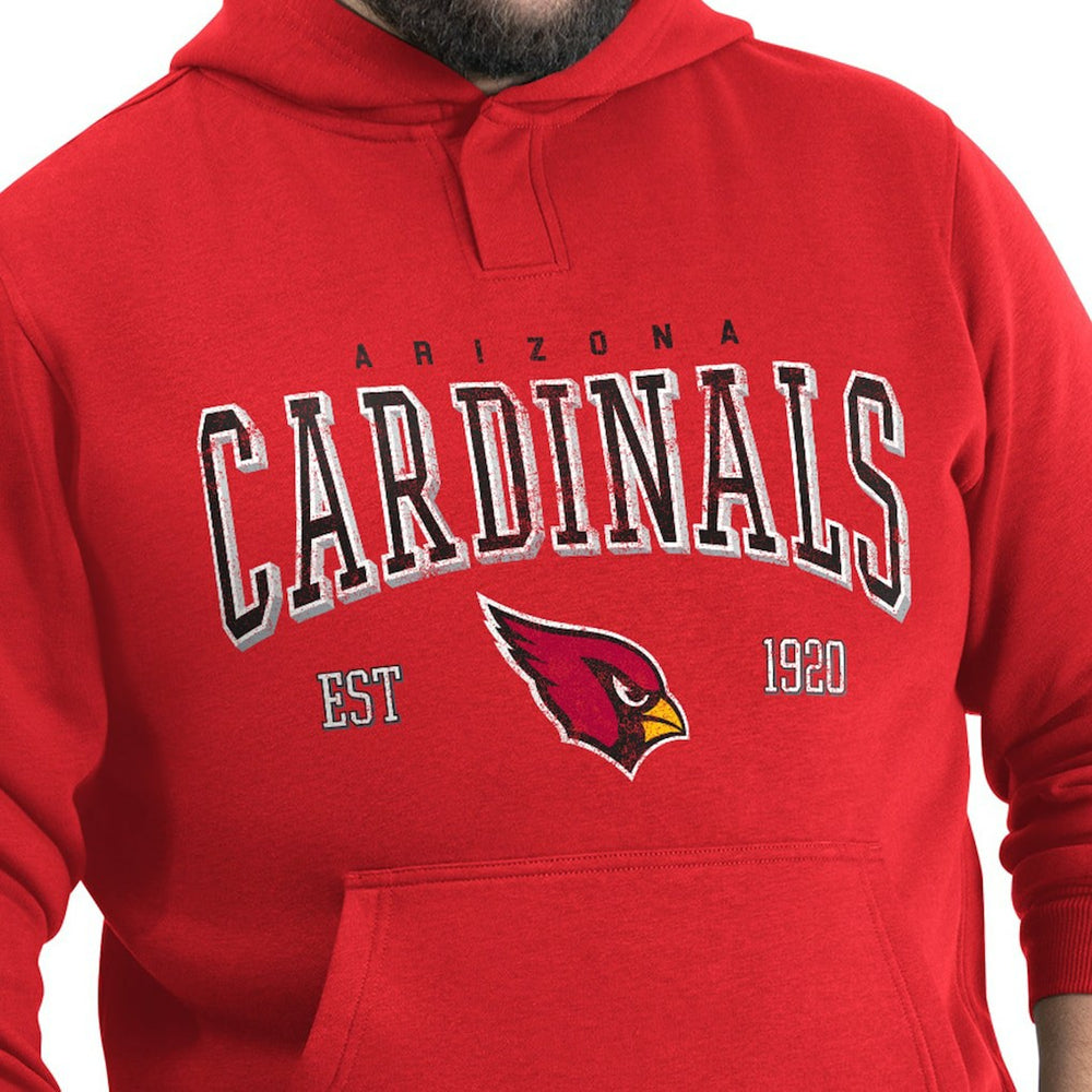 NFL Arizona Cardinals G-III Sports by Carl Banks Adaptive Team Spirit Graphic Fleece Pullover Hoodie