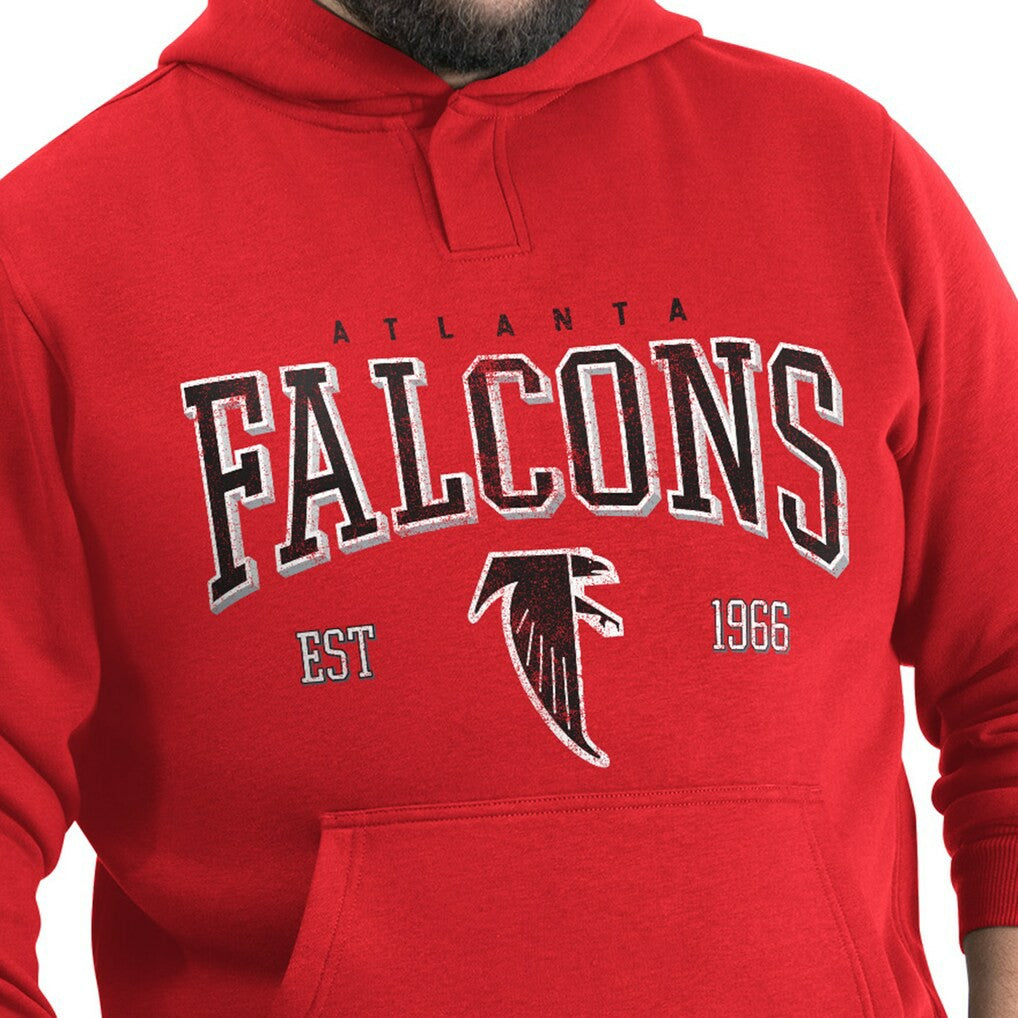 NFL Atlanta Falcons G-III Sports by Carl Banks Adaptive Team Spirit Graphic Fleece Pullover Hoodie