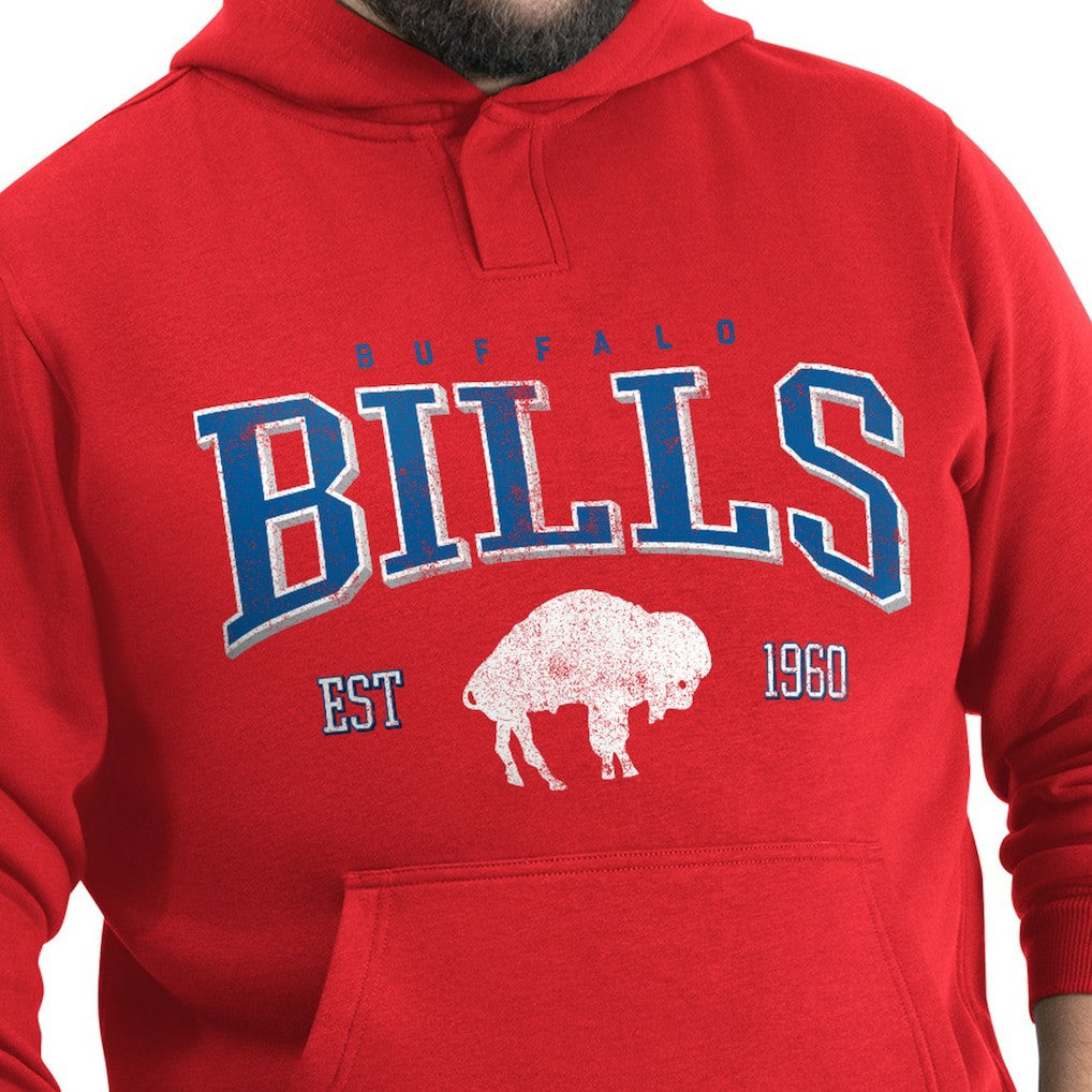 NFL Buffalo Bills G-III Sports by Carl Banks Adaptive Team Spirit Graphic Fleece Pullover Hoodie