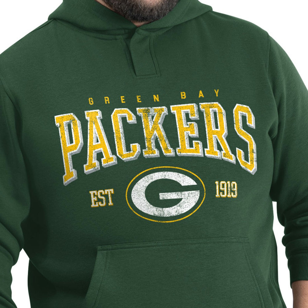 NFL Green Bay Packers G-III Sports by Carl Banks Adaptive Team Spirit Graphic Fleece Pullover Hoodie