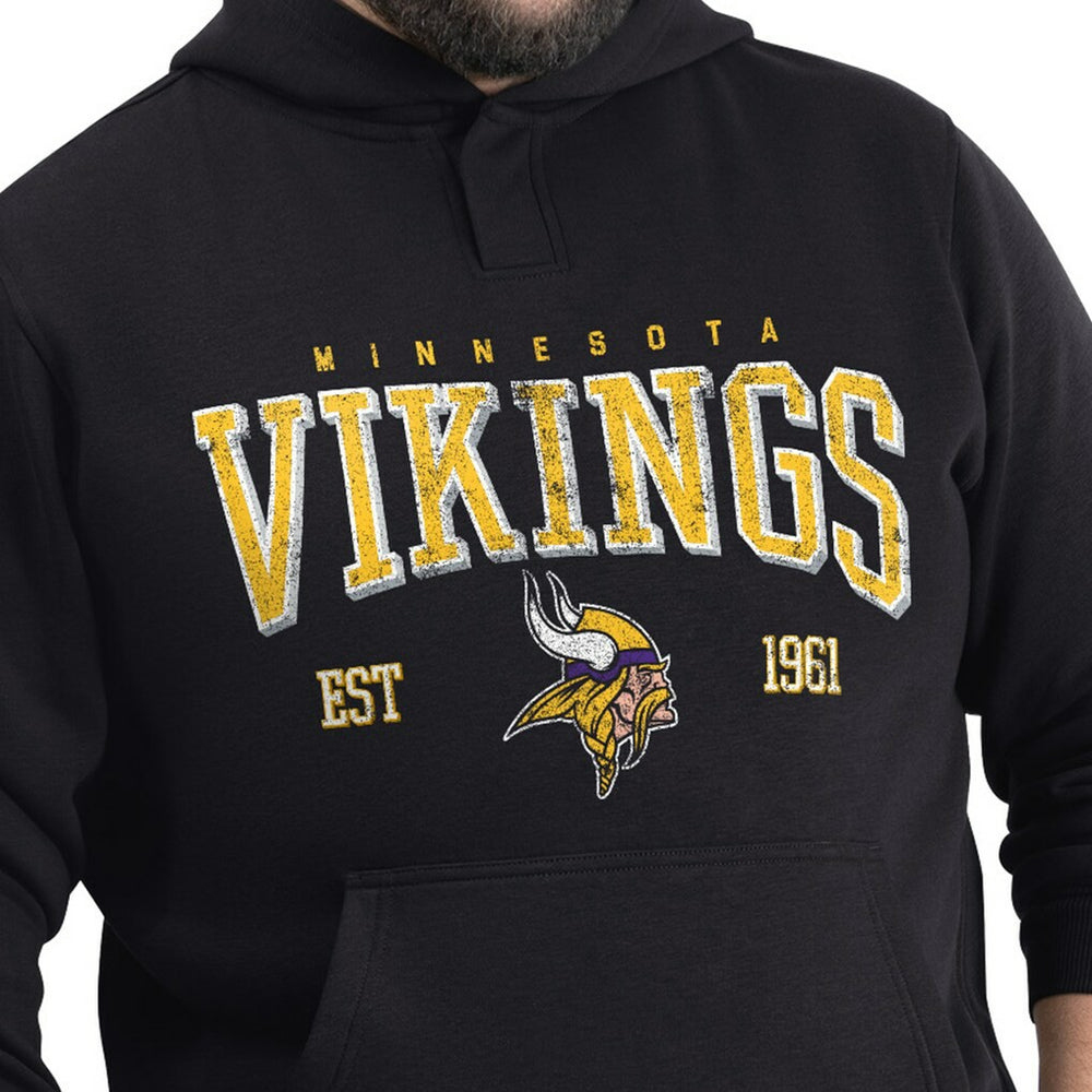 NFL Minnesota Vikings G-III Sports by Carl Banks Adaptive Team Spirit Graphic Fleece Pullover Hoodie