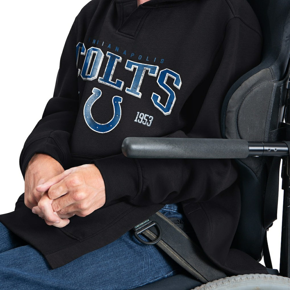 NFL Indianapolis Colts G-III Sports by Carl Banks Adaptive Team Spirit Graphic Fleece Pullover Hoodie