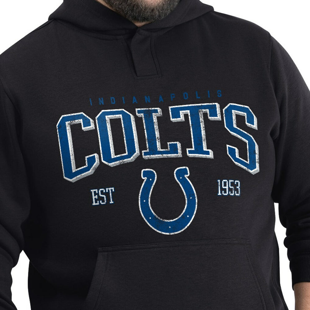 NFL Indianapolis Colts G-III Sports by Carl Banks Adaptive Team Spirit Graphic Fleece Pullover Hoodie