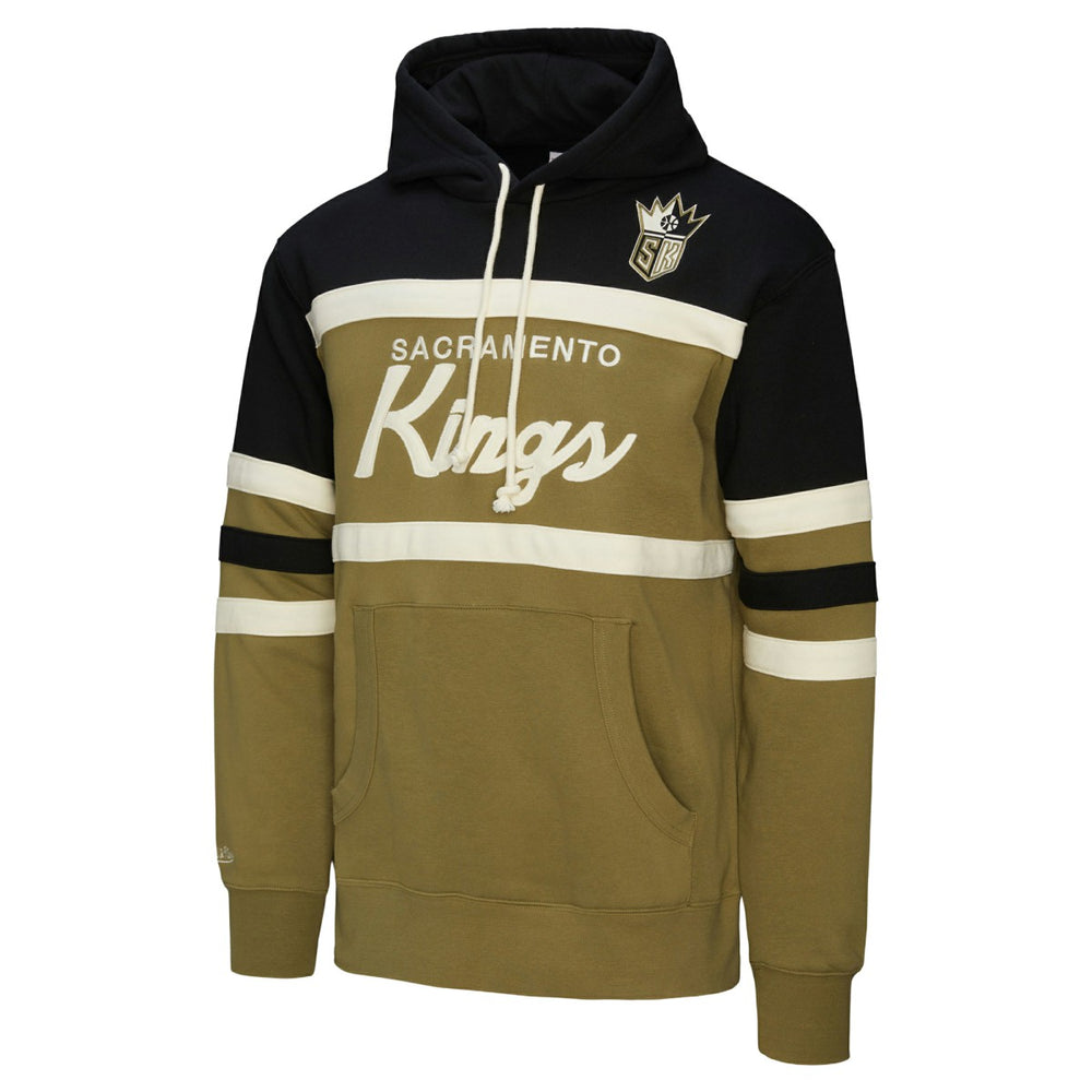 Sacramento Kings Double Clutch Head Coach Hoodie - Olive/Black | Mitchell & Ness sale