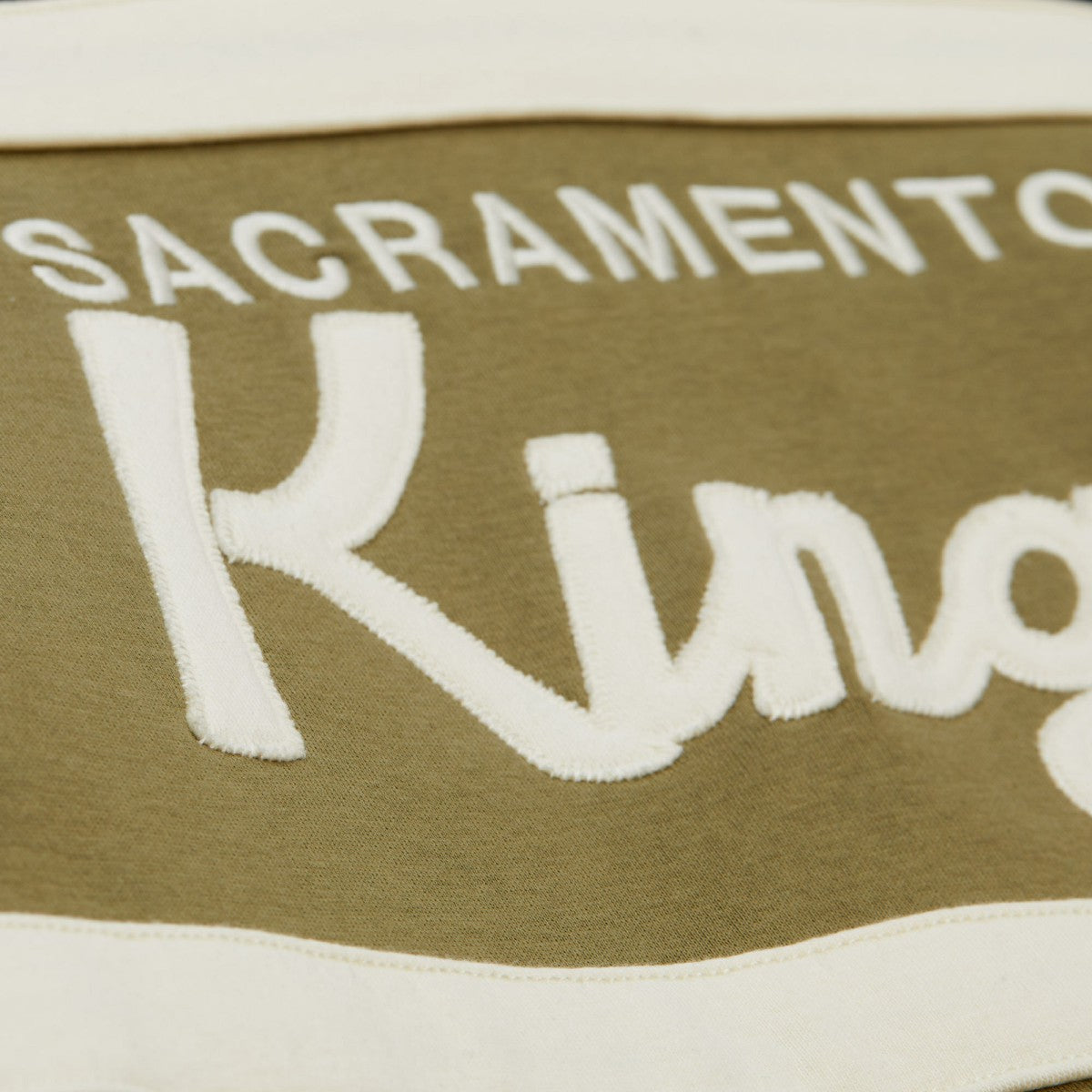 Sacramento Kings Double Clutch Head Coach Hoodie - Olive/Black | Mitchell & Ness sale