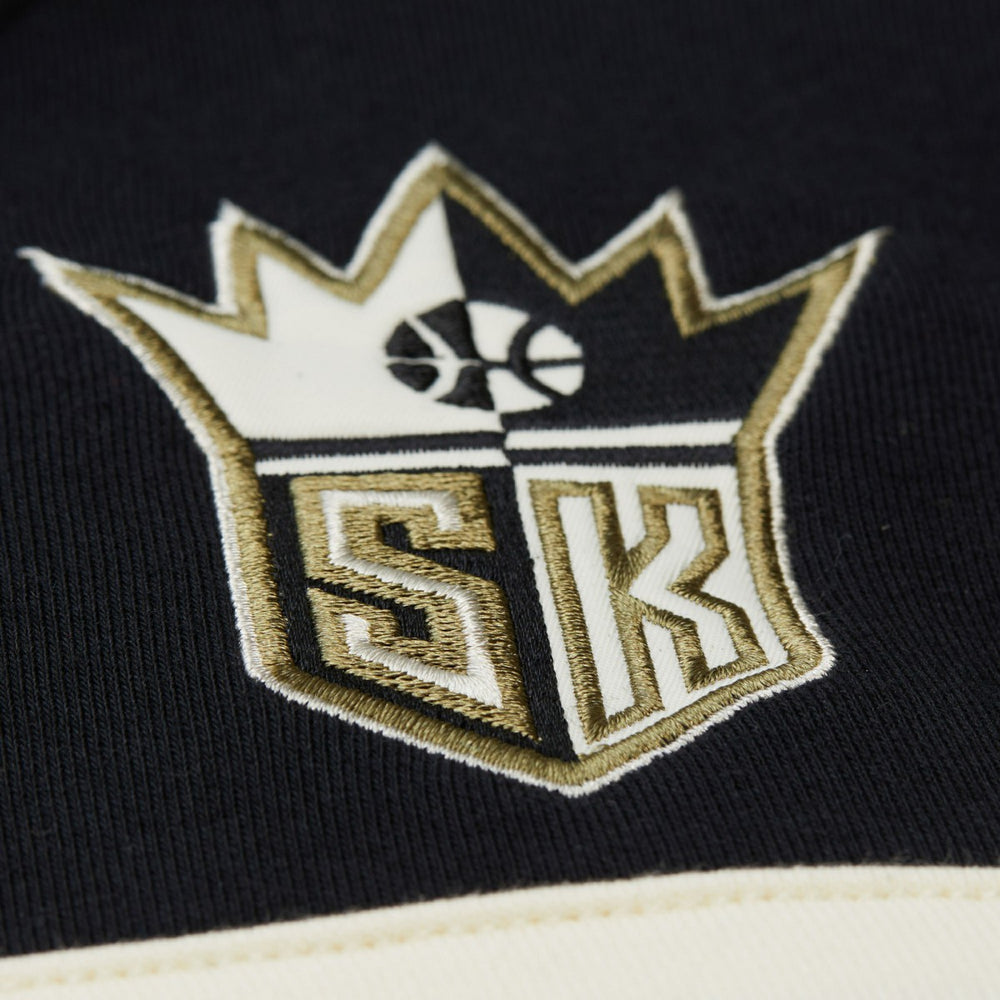 Sacramento Kings Double Clutch Head Coach Hoodie - Olive/Black | Mitchell & Ness sale