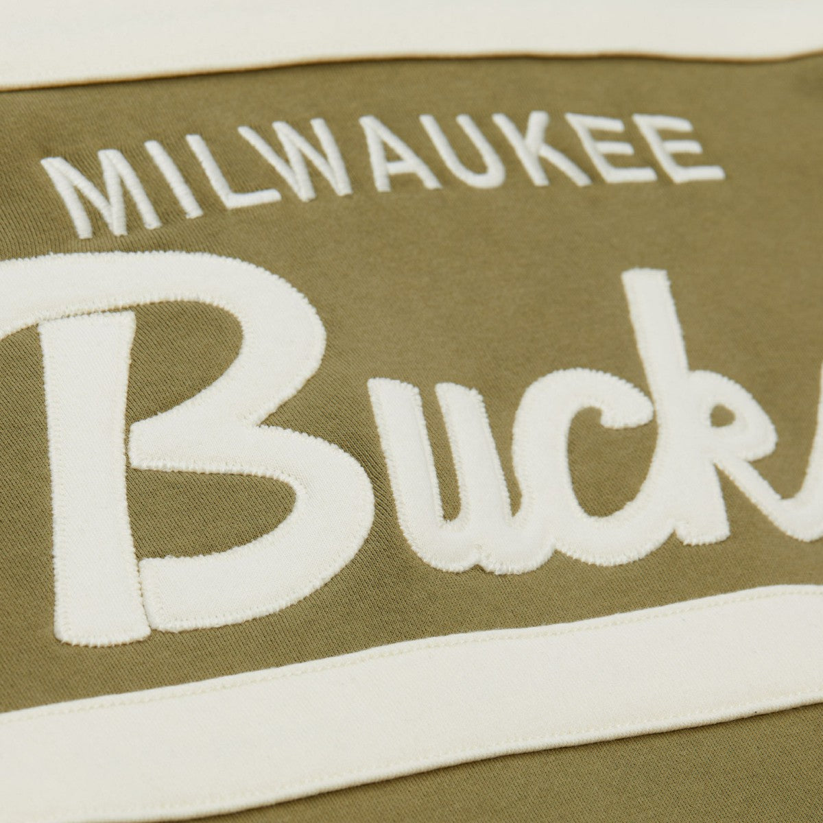 Milwaukee Bucks Double Clutch Head Coach Hoodie - Olive | Mitchell & Ness online
