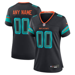 NFL Miami Dolphins Women's 2025 Rivalries Collection Custom Game Jersey