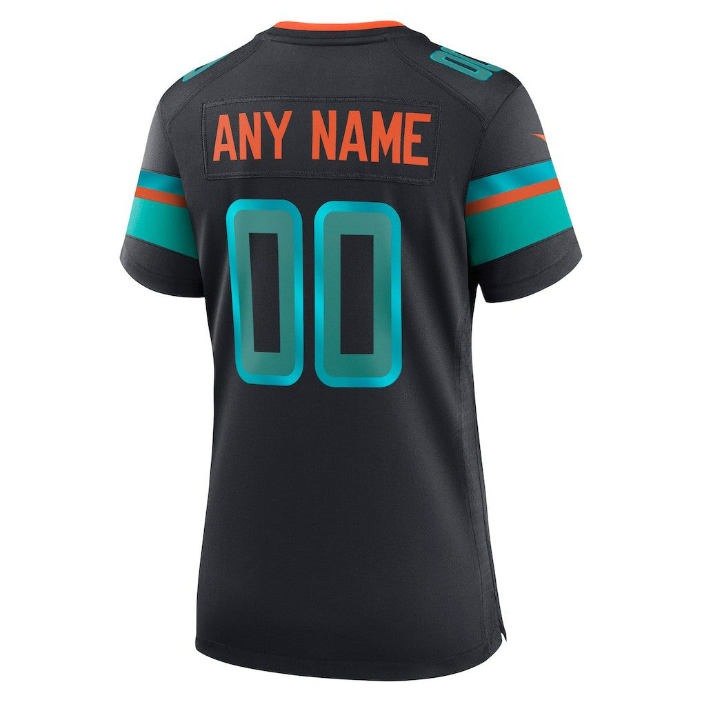 NFL Miami Dolphins Women's 2025 Rivalries Collection Custom Game Jersey