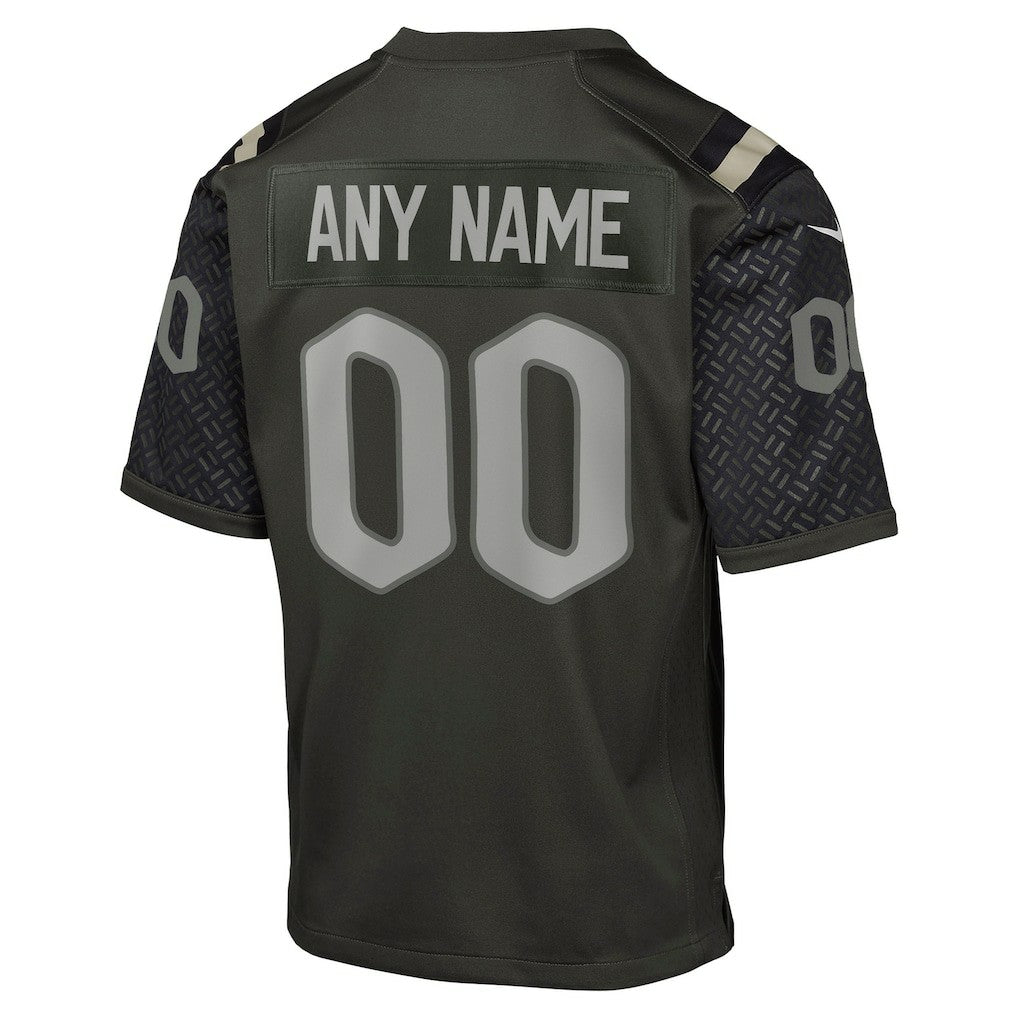 NFL New York Jets Youth 2025 Rivalries Collection Custom Game Jersey
