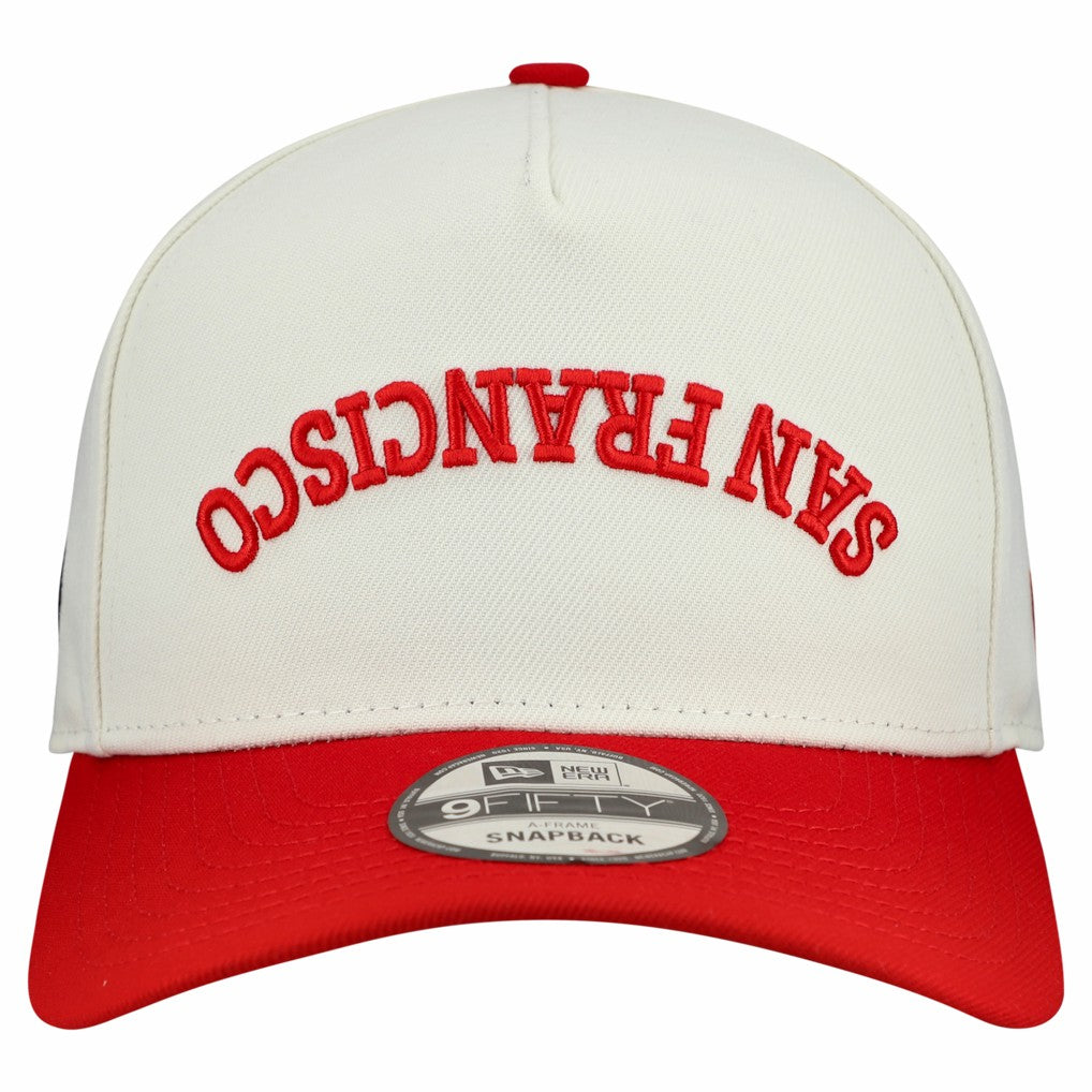 NFL San Francisco 49ers Upside Down 9FIFTY A-Frame Snapback Hat