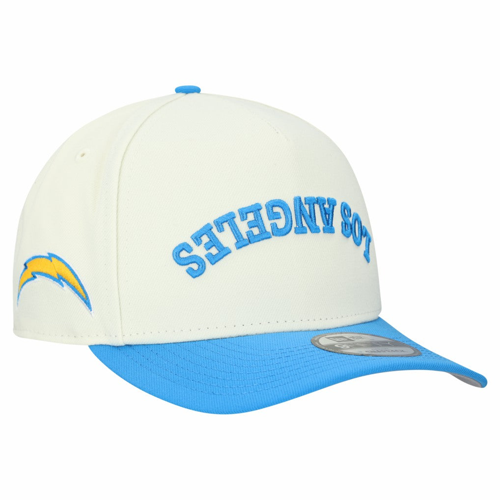 NFL Los Angeles Chargers Upside Down 9FIFTY A-Frame Snapback Hat