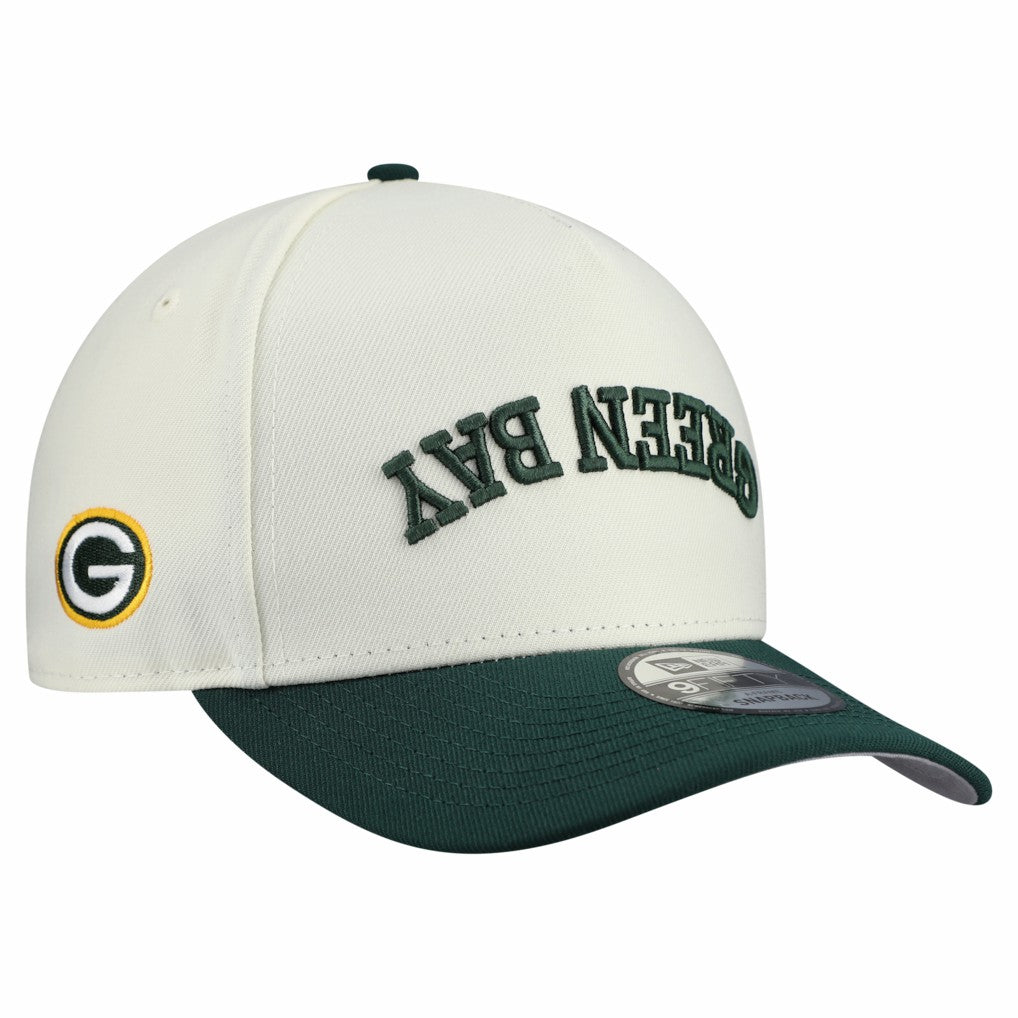 NFL Green Bay Packers Upside Down 9FIFTY A-Frame Snapback Hat