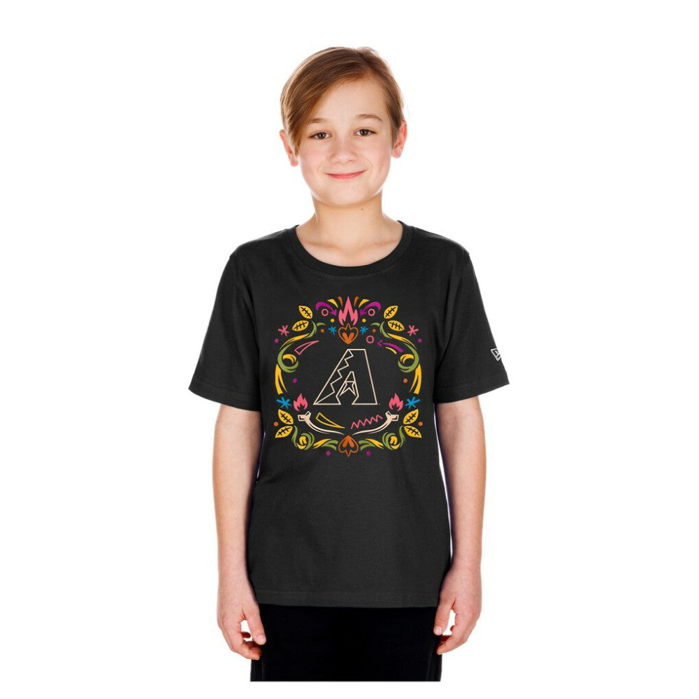 Arizona Diamondbacks Youth Día de los Muertos T-Shirt - Black | New Era