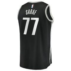 Ben Saraf Brooklyn Nets Fast Break Replica Jersey - Black - Icon Edition | Fanatics discount
