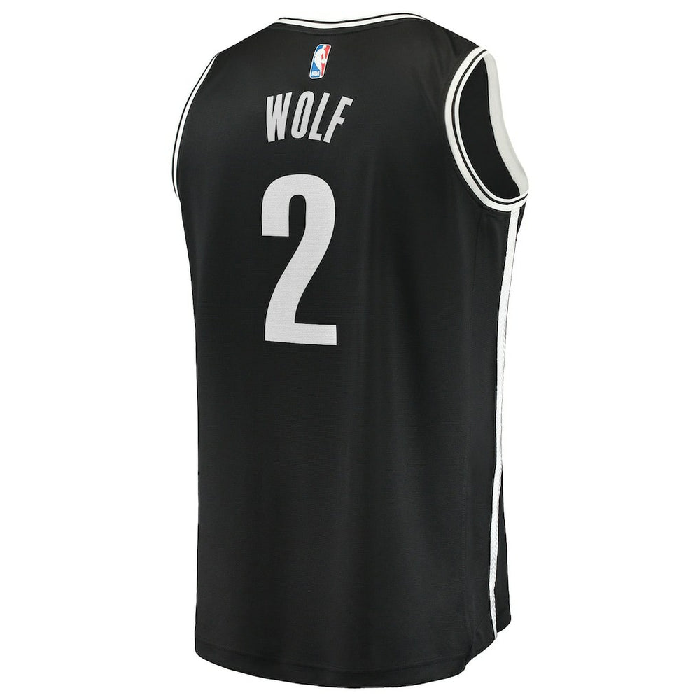 Daniel Wolf Brooklyn Nets Youth Fast Break Replica Jersey - Black - Icon Edition | Fanatics discount