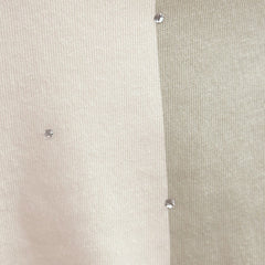 Houston Astros Starter Women's Rhinestone Sprinkle Boxy Cropped T-Shirt - Cream