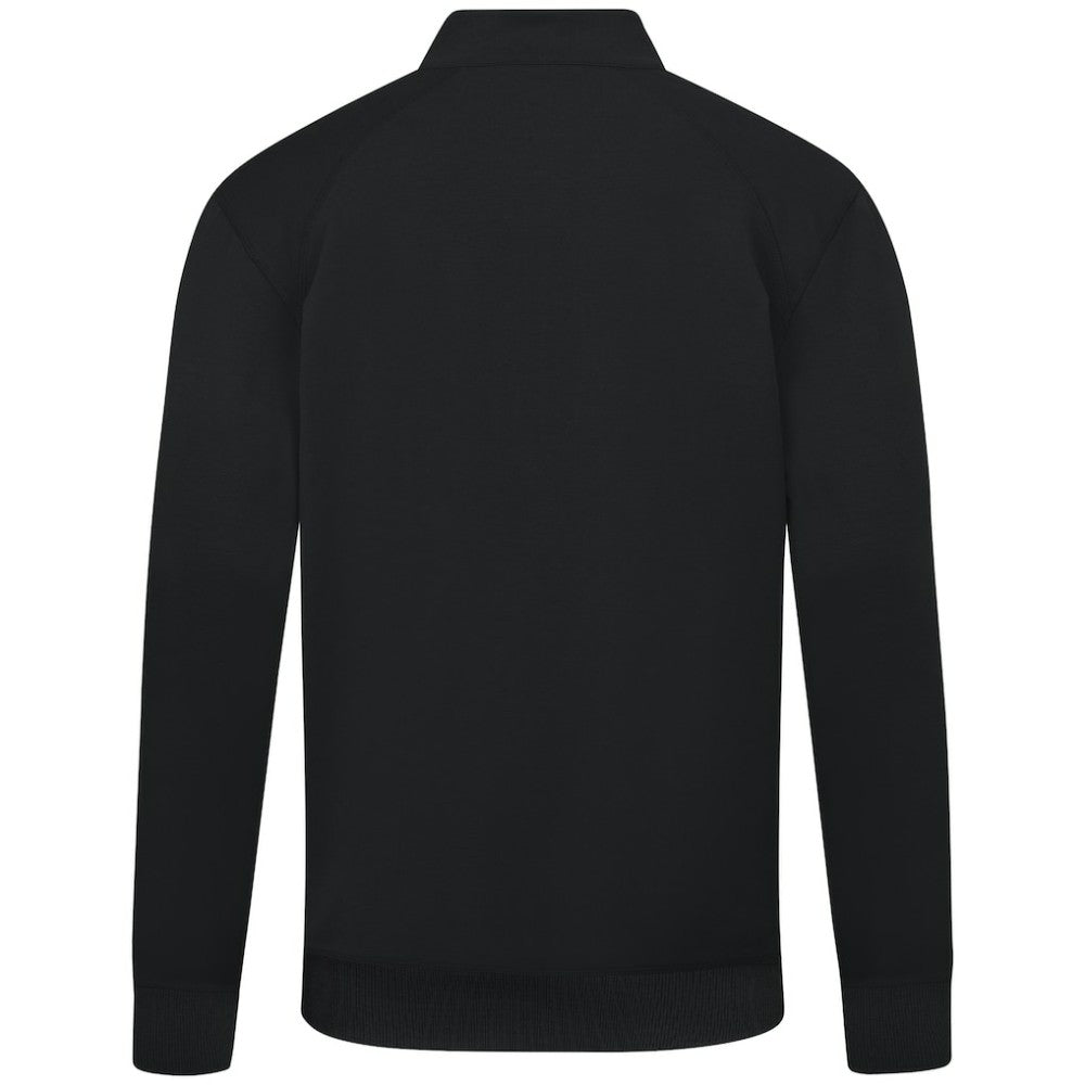 New York Yankees Levelwear Upright Insignia Tri-Blend Quarter-Zip Pullover - Black