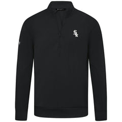 Chicago White Sox Levelwear Upright Insignia Tri-Blend Quarter-Zip Pullover - Black