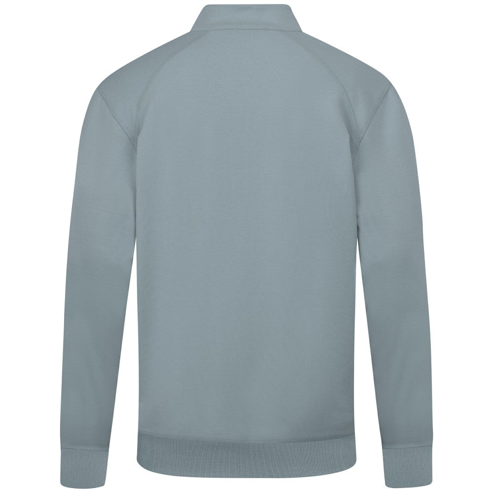 Milwaukee Brewers Levelwear Upright Insignia Tri-Blend Quarter-Zip Pullover - Gray