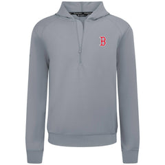 Boston Red Sox Levelwear Technic Insignia Quarter-Zip Hoodie - Gray